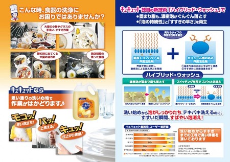 花王【キュキュット業務用　4.5L】　食器洗浄