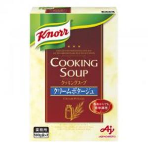 味の素【「クノール® クッキングスープ」クリームポタージュ 1kg箱(500g袋×2)×10】