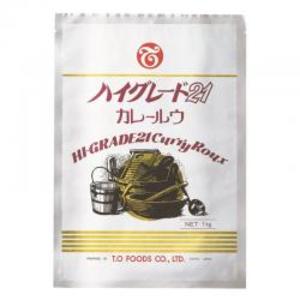 テーオー食品　【ハイグレード21 カレールウ 1kg×10】業務用カレー