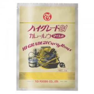 テーオー食品　【ハイグレード21 カレールウ マイルド 1kg】業務用カレー