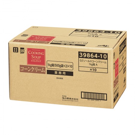 【クノール コーンクリーム1kg箱×10】 AJINOMOTO業務用乾燥スープ(ポタージュ)