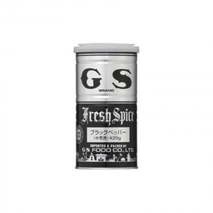 GSフード【ブラックペパー(中荒挽)ダブ印    420g×12】　ジーエスフード業務用調味料