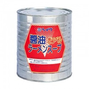 平和食品工業【醤油ラーメンスープ赤ラベル(お徳用)　3.2kg缶×6】