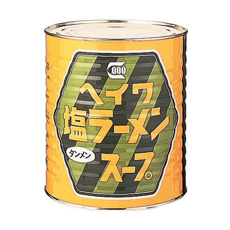 平和食品工業【塩ラーメン(タンメン)スープ　3.3kg缶×6】