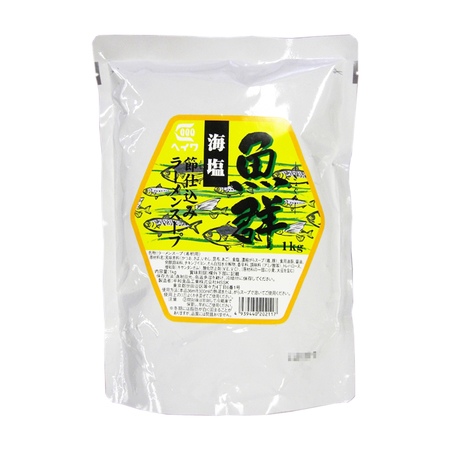 平和食品工業【魚群海塩節仕込みラーメンスープ　1kg袋×10】
