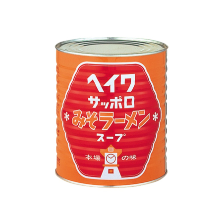 平和食品工業【ヘイワサッポロみそラーメンスープ　3.3kg缶×6】